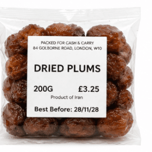 Premium Dried Plums