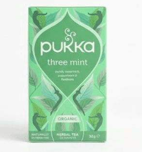 Pukka Three Mint Organic Herbal Tea
