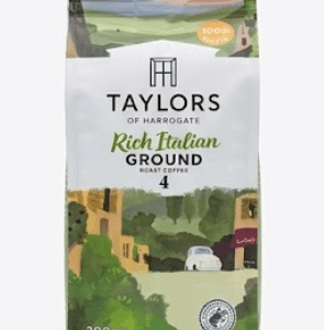 Taylors of Harrogate Rich Italian Ground Coffee – Roast 4