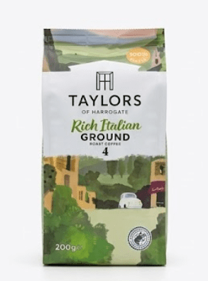 Taylors of Harrogate Rich Italian Ground Coffee – Roast 4