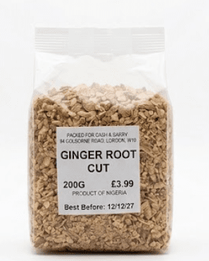 Premium Cut Ginger Root – Dried Ginger Pieces