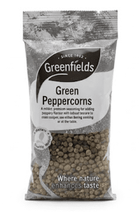 Greenfields Green Peppercorns