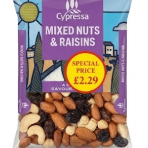 Cypressa Mixed Nuts & Raisins