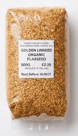 Organic Golden Linseed (Flaxseed) 500G