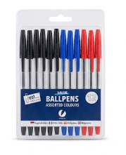 Ust Stationery Ballpens Assorted Colours