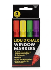 Liquid Chalk Window Markers
