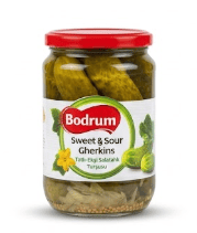 Bodrum Sweet & Sour Gherkins