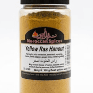 Moroccan Spices Yellow Ras Hanout Seasoning – 180g
