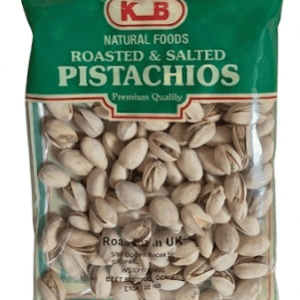 KB Natural Foods Roasted & Salted Pistachios – 140g