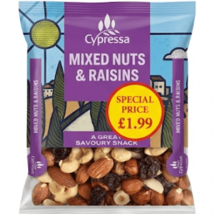 Cypressa Mixed Nuts & Raisins
