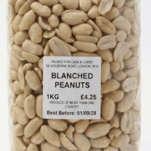 Blanched Peanuts 1kg – Premium Whole Blanched Peanuts