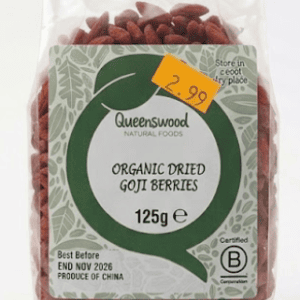 Queenswood Organic Dried Goji Berries 125g