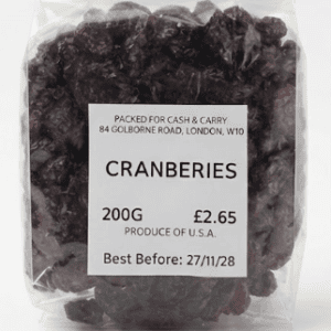 Cranberries 200g