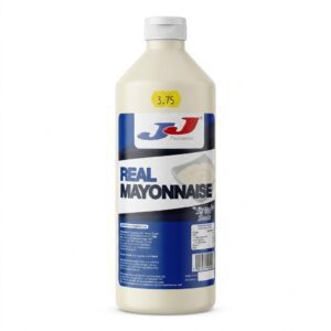 JJ Foodservice SQ-easy Real Mayonnaise Bottle 1L